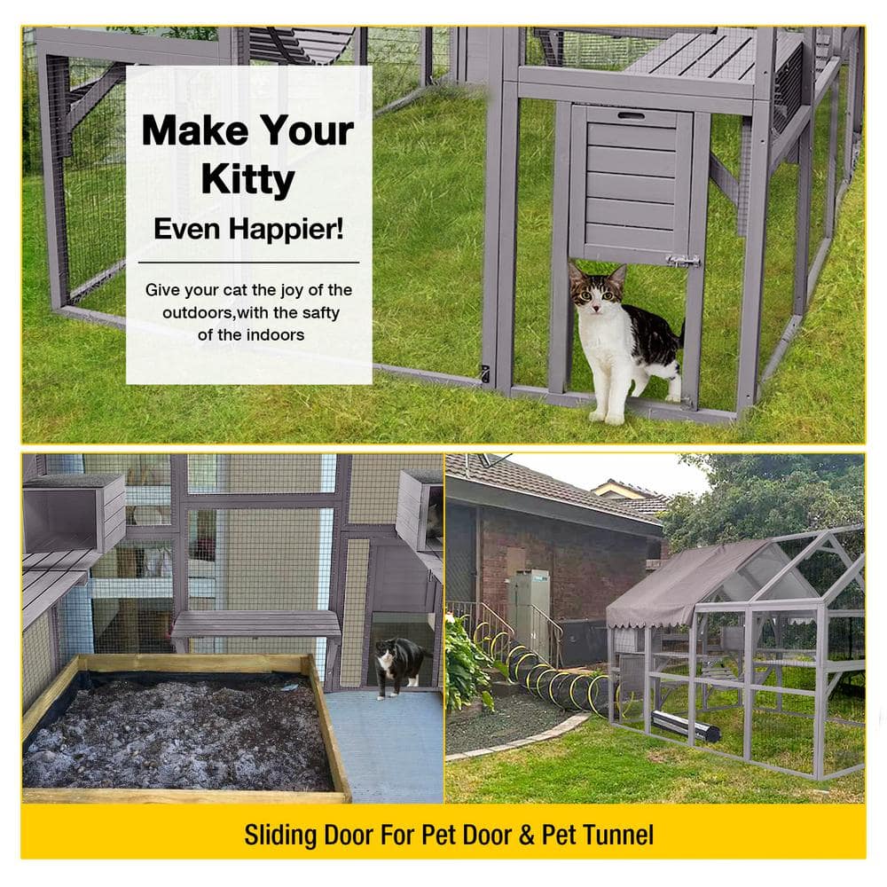 Aivituvin Outdoor Cat Run – Duży wybieg dla kotów