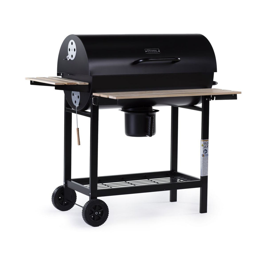 Grill węglowy „King” – 95 x 63 x 105 cm – czarny