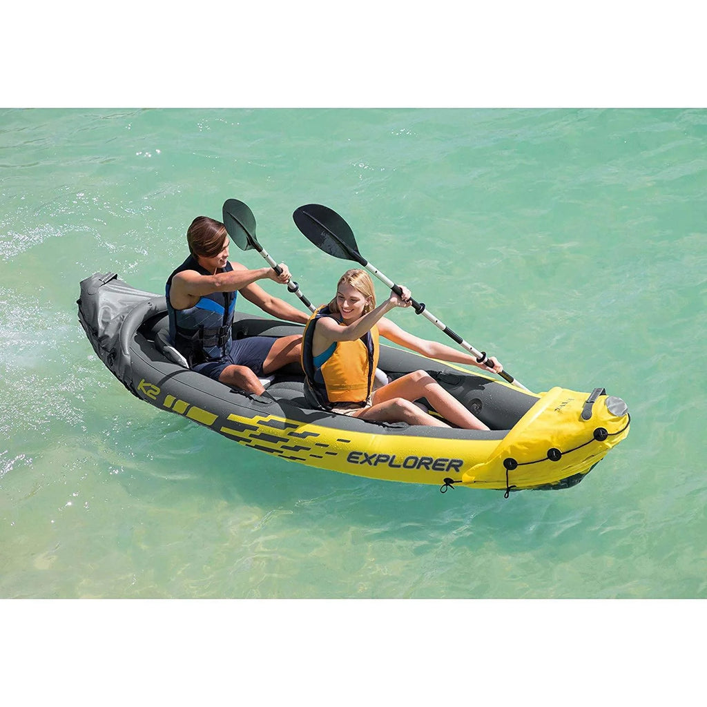 2026 Intex Explorer K2 Kayak Inflable para 2 Personas