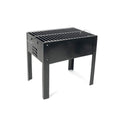 Grill with grate, black, 35x24x35 cm