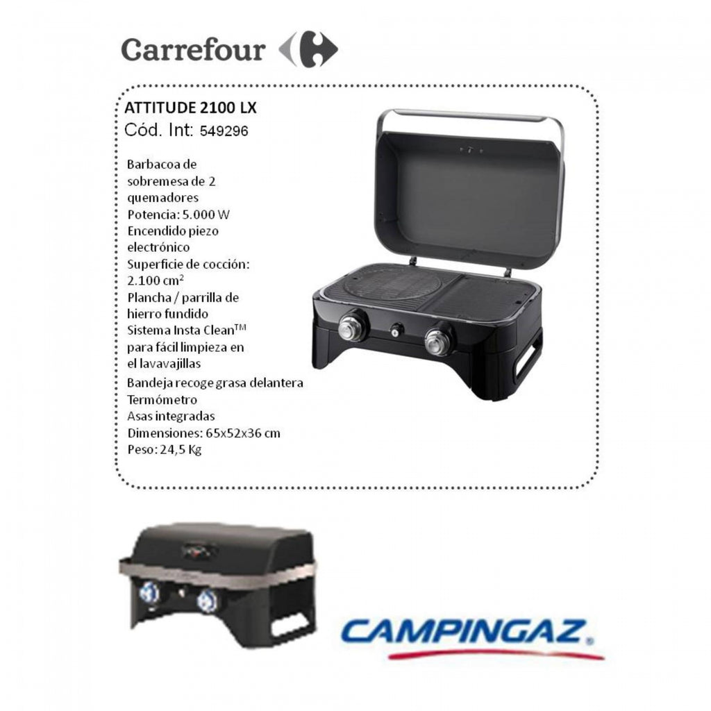Barbacoa i Gas Attitude 2100 LX