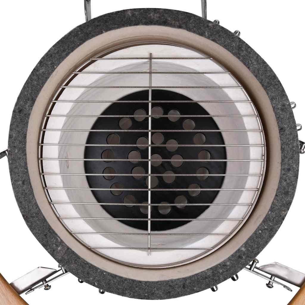81 cm ceramiczny grill i wędzarnia Kamado v7356