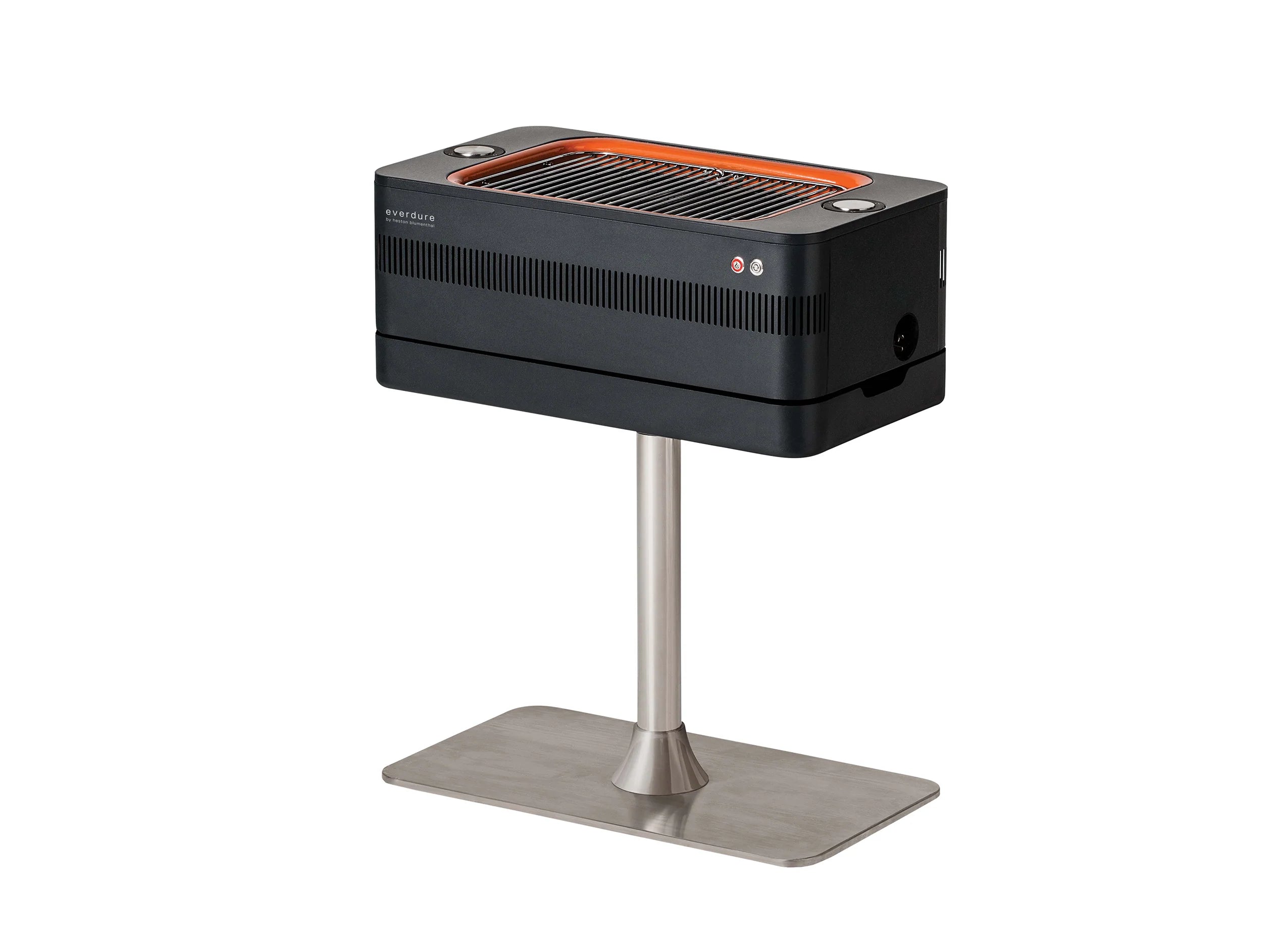 Grill węglowy 2025 z zapłonem elektrycznym – 1400 W Fast Flame Ignition™ – zawiera rożen (15 kg) i stojak