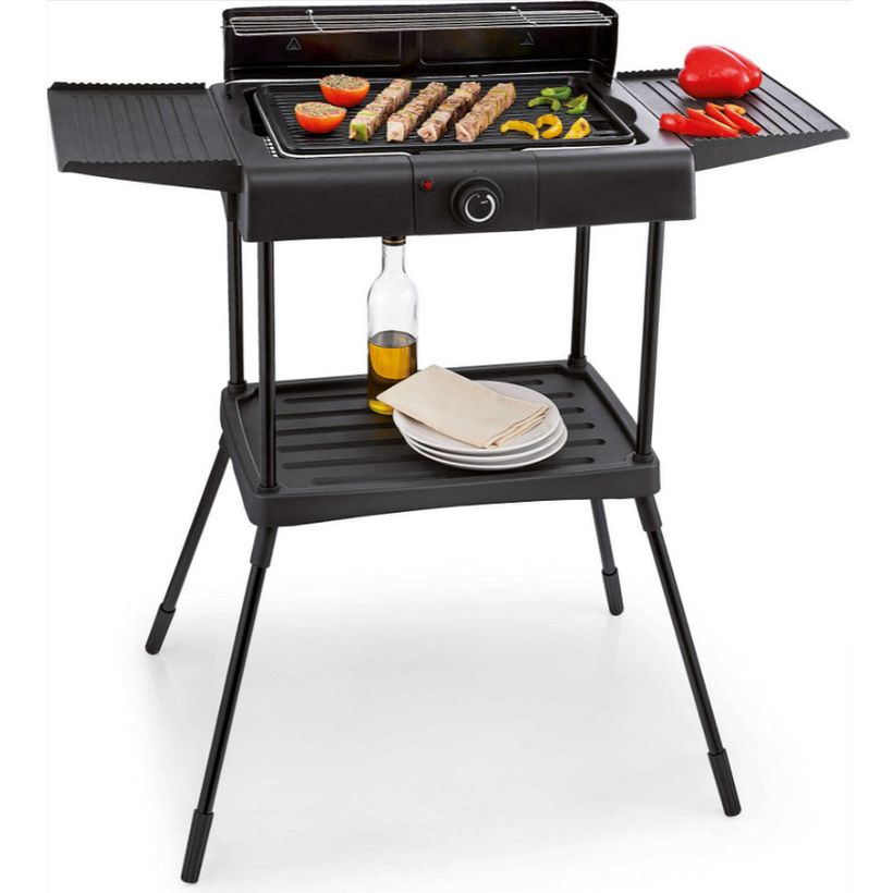 Kitchen Chef 2000 W wolnostojący grill elektryczny, czarny - Ksbbq1703
