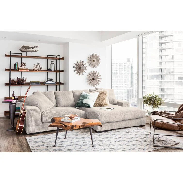 106′′ Wide Reversible Sofa & Chaise