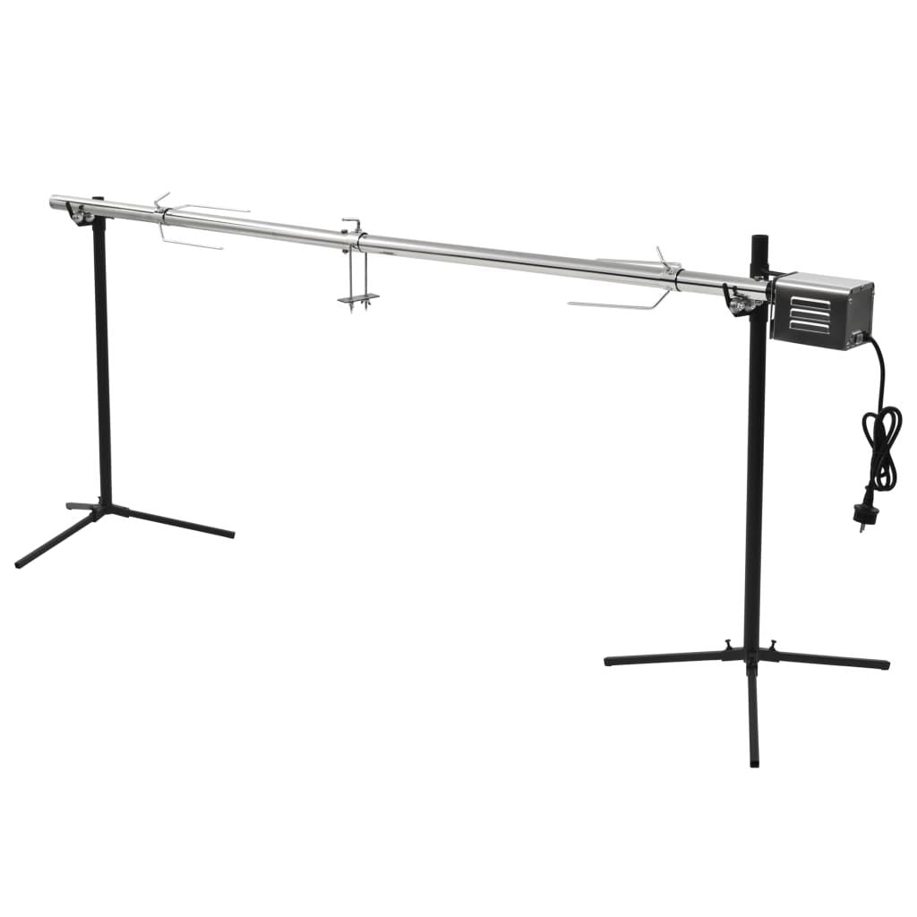 Automatic Grill with Stainless Steel Motor 207x45x81 cm Vidaxl