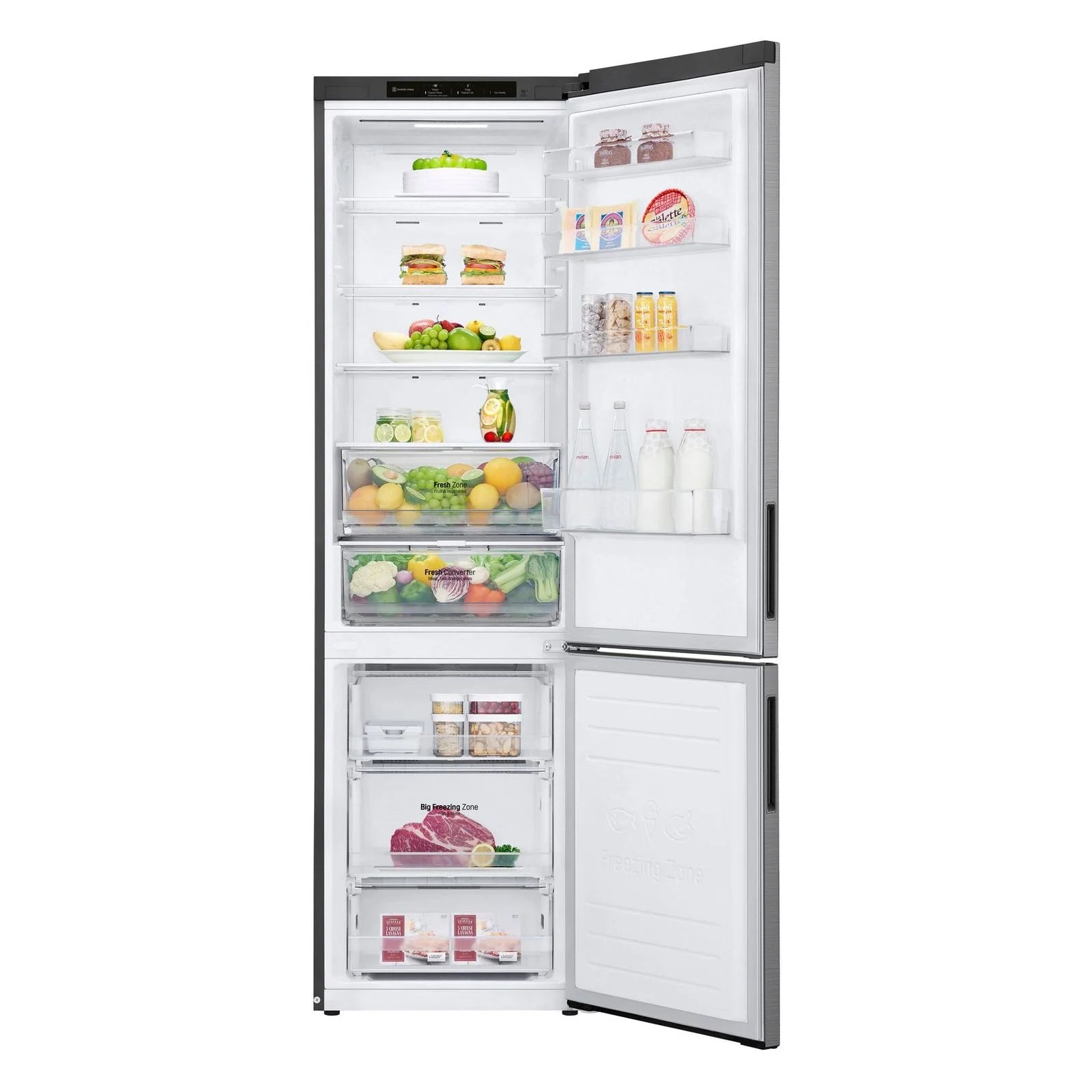 2025 LG GBP62PZNAC Fridge freezer with linear inverter compressor