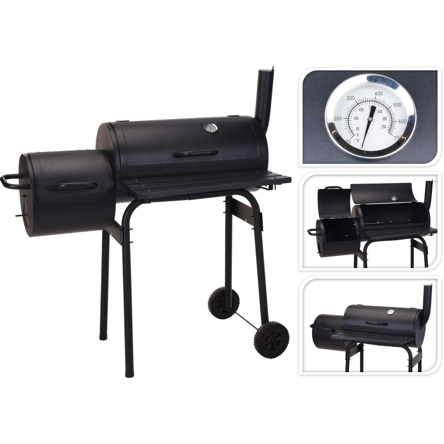 Charcoal BBQ + Smoker Jamaica