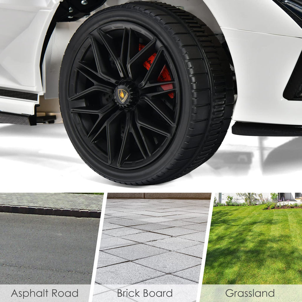 Licensed Electric Lamborghini with Suspension and Bluetooth