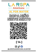 LOTE ROPA DE NIEVE NI?O MIXTO 20KG PRIMERA (14) | ODZIEŻ AMERYKAŃSKA HURTOWNIA