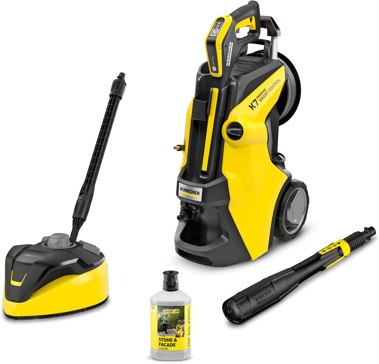 Kärcher K 7 Premium Smart Control Flex Home myjka ciśnieniowa, ciśnienie: 180 bar, przepływ: 600 l/h, wydajność powierzchniowa: 60 m²/h, filtr wody, waga: 18 kg, wąż elastyczny, lanca wielostrumieniowa