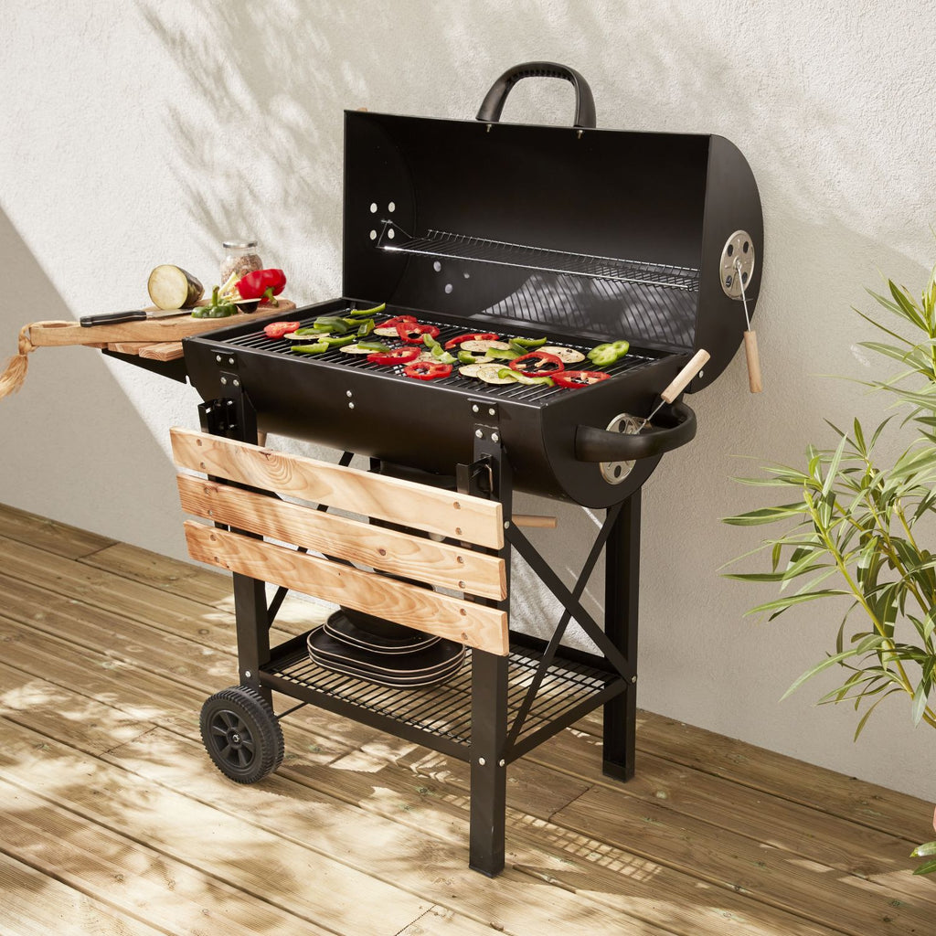 Serge Black charcoal grill with ash pan -