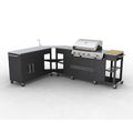 Vidaxl 4+1-palnikowy grill gazowy