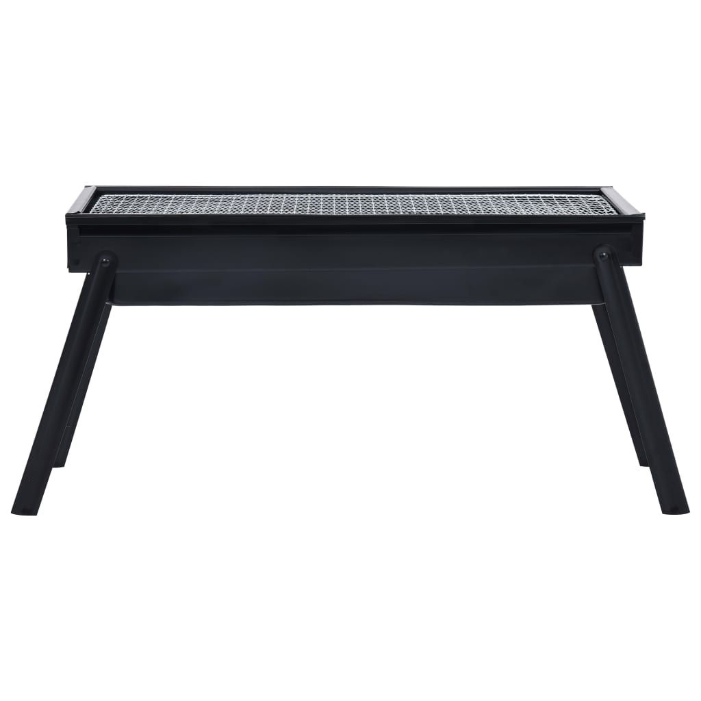 Portable Steel Camping Grill 60x22.5x33 cm vidaXL