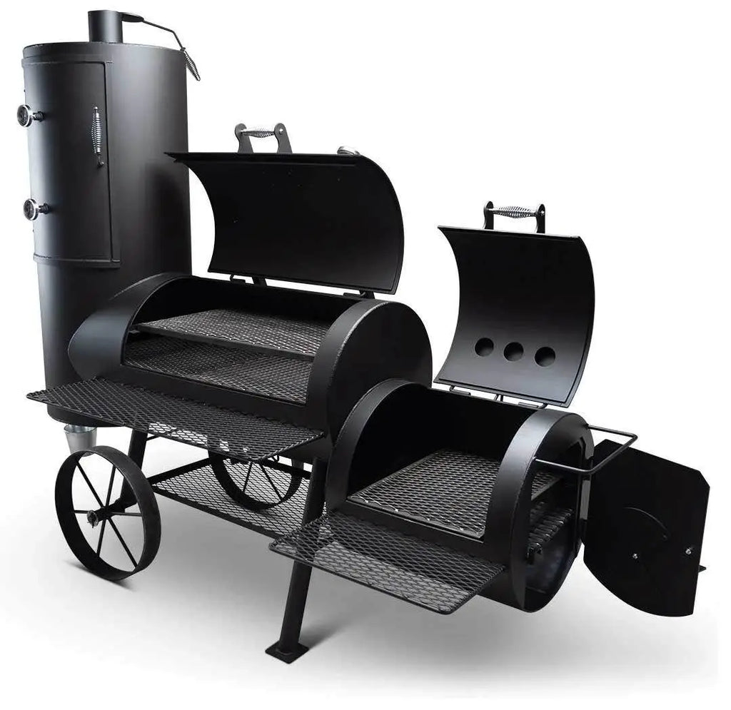 2026 Ahumador Offset Yoder Smokers 24" Durango | Multifuncional para barbacoa al aire libre