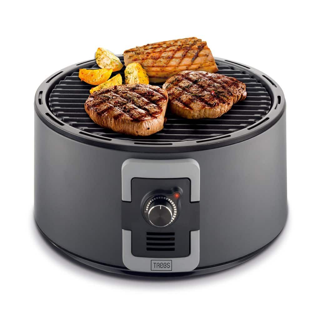 Trebs Grill węglowy 35 cm, przenośny, czarny 99335