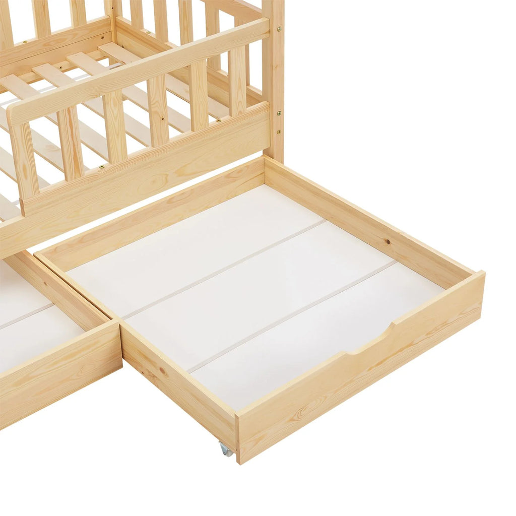 2026 Cama infantil Marli 90 x 200 cm con cajones de almacenamiento