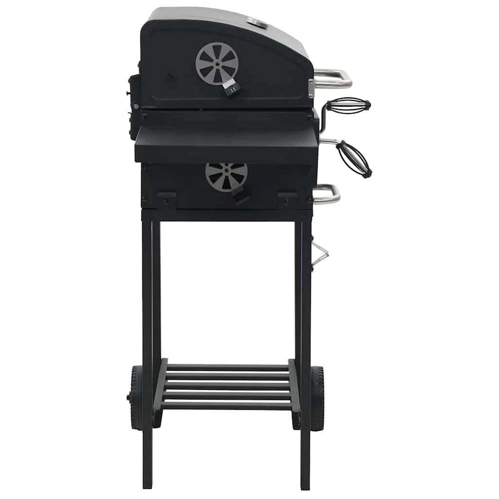 Grill węglowy z czarną dolną półką v6900
