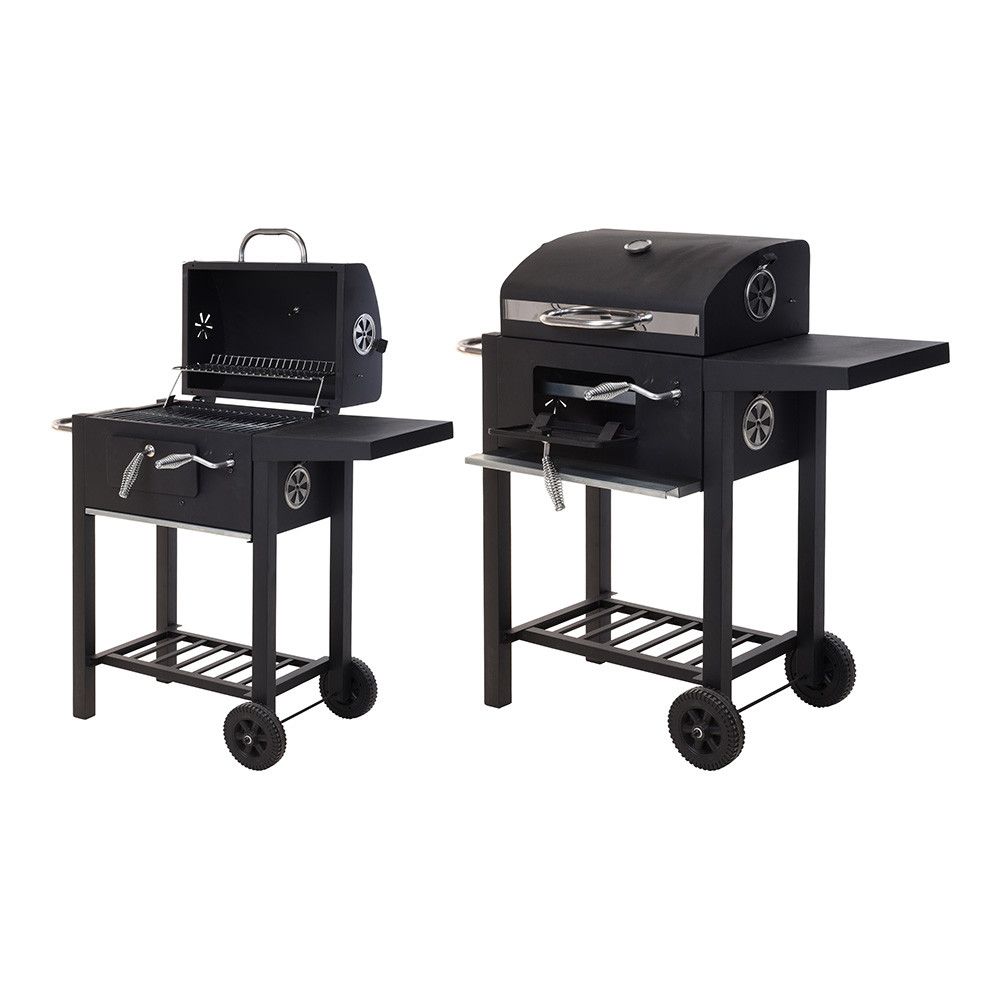 Grill węglowy z pokrywą 96xd36xs48,5cm - Neoferr