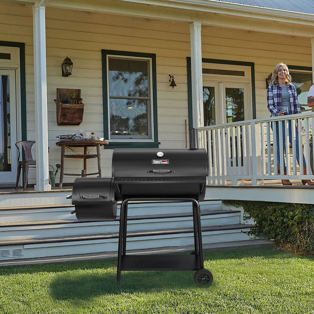 2026 Barbacoa de carbón Royal Gourmet CC1830F 30" con ahumador lateral
