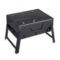 Portable folding charcoal barbecue with grill 43x29x20cm