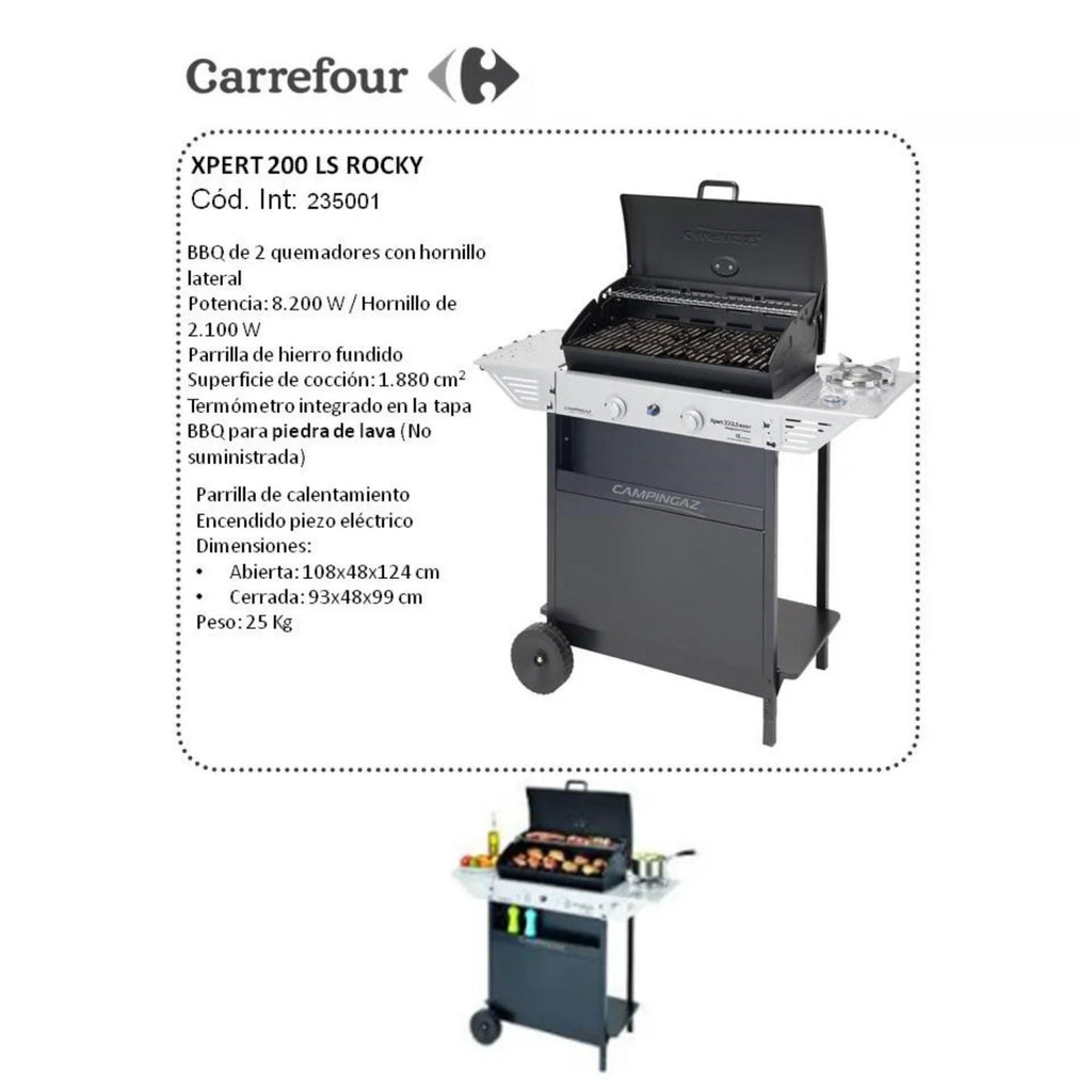 2 Burner Gas Grill Xpert 200 LS Rocky