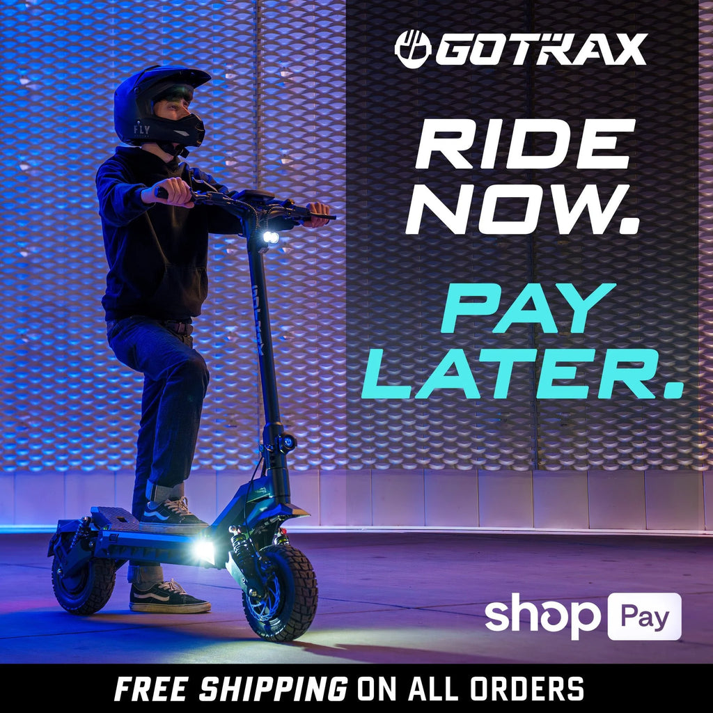 2026 Gotrax GX3 Patinete Eléctrico Todoterreno – Doble Motor Potente, Velocidad Máxima 64 km/h, Neumáticos Todoterreno