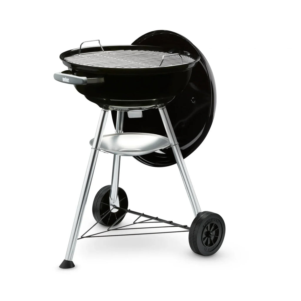 Barbacoa de Carbón Weber Compact Kettle, 47 cm + 3 Kg de briquetas