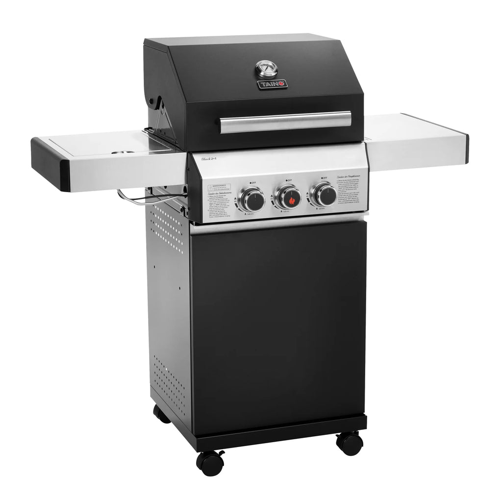2026 Barbacoa de gas BLACK 2+1