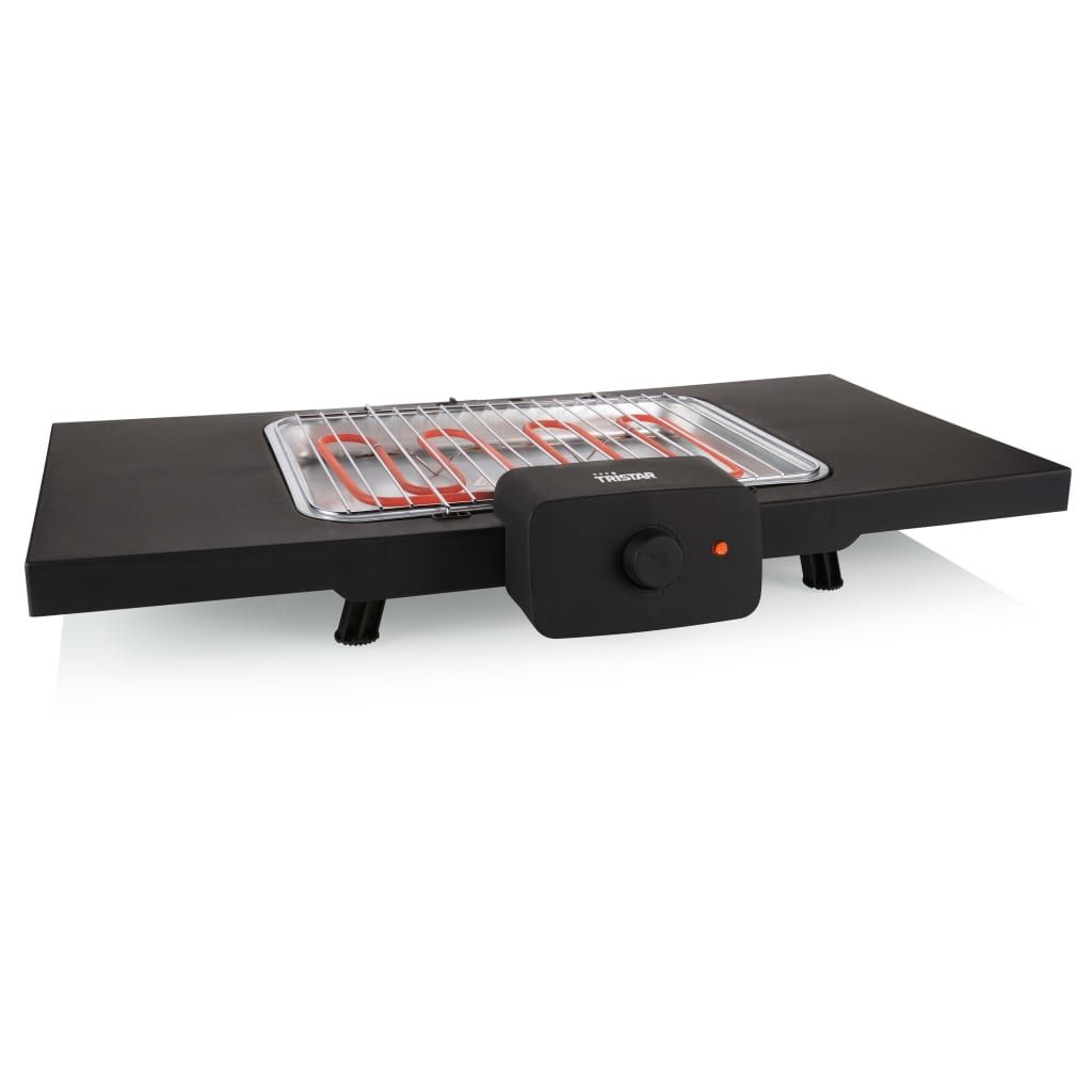 Barbacoa Eléctrica Con Soporte Bq-2870 Negra 2000 W Tristar
