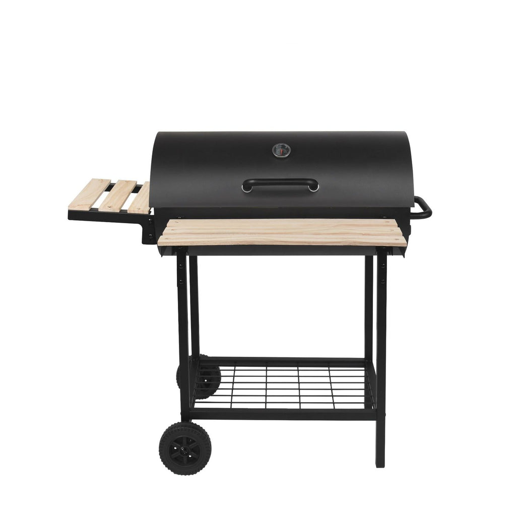 Red Deco Outdoor Kentucky węglowy grill i wędzarnia, czarny