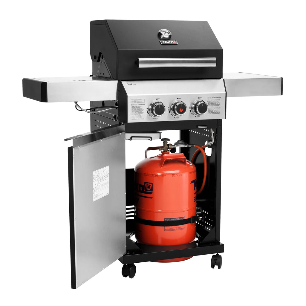 2026 Barbacoa de gas BLACK 2+1
