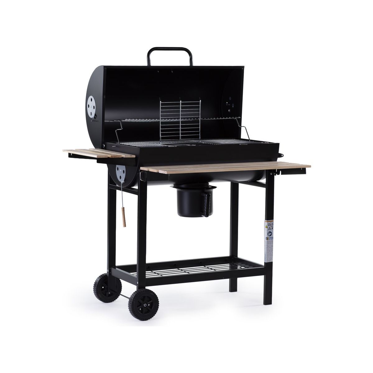 Barbacoa A Carbón "king" - 95 X 63 X 105 Cm - Negro