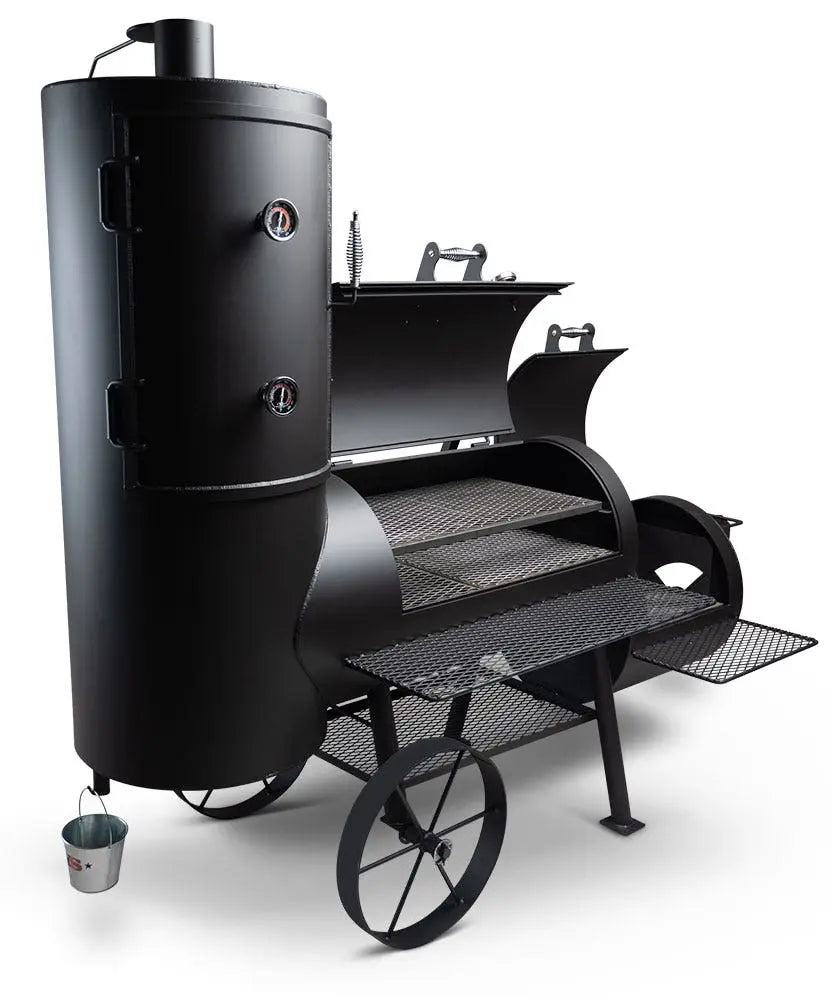 2026 Ahumador Offset Yoder Smokers 24" Durango | Multifuncional para barbacoa al aire libre