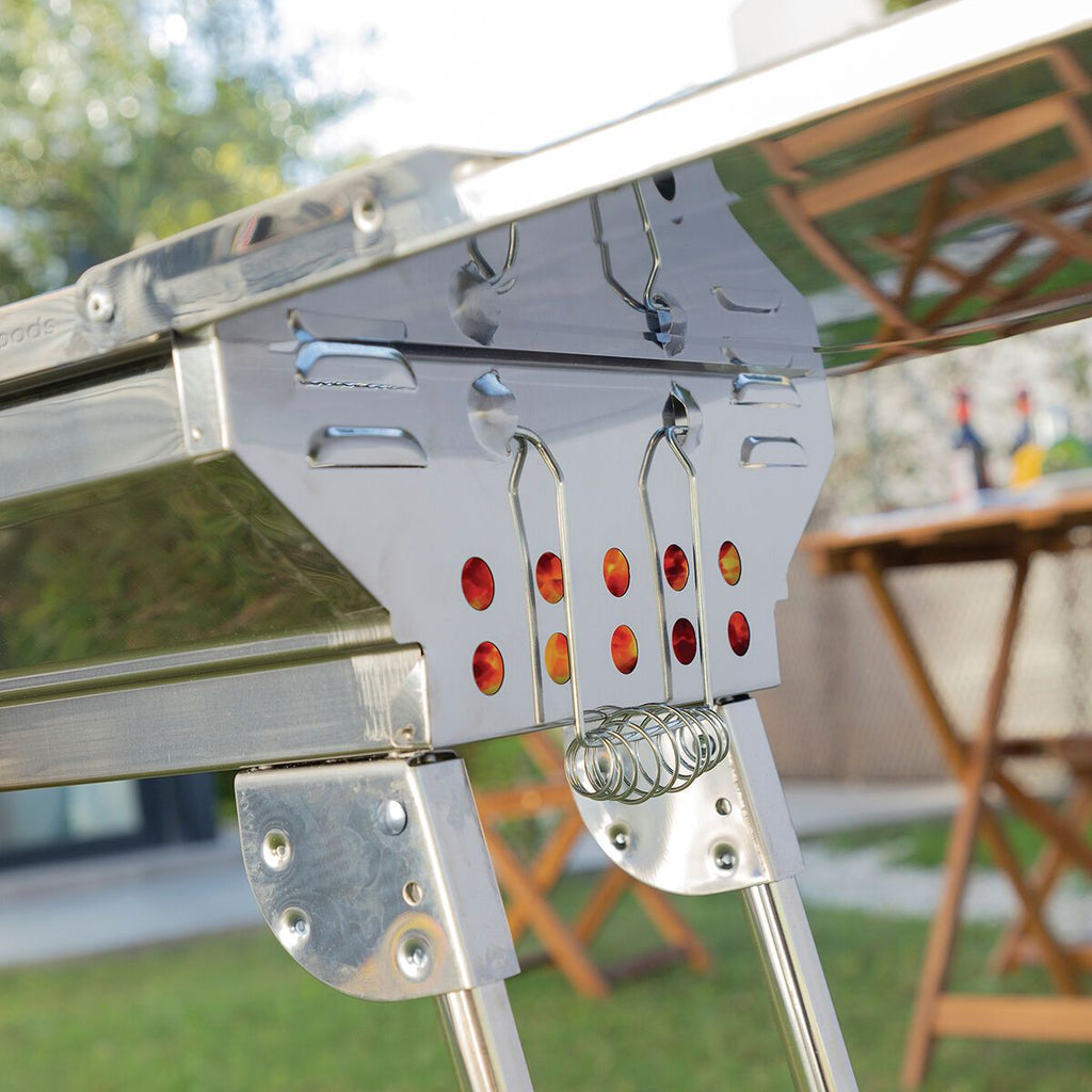 Innovagoods Składany grill węglowy ze stali nierdzewnej