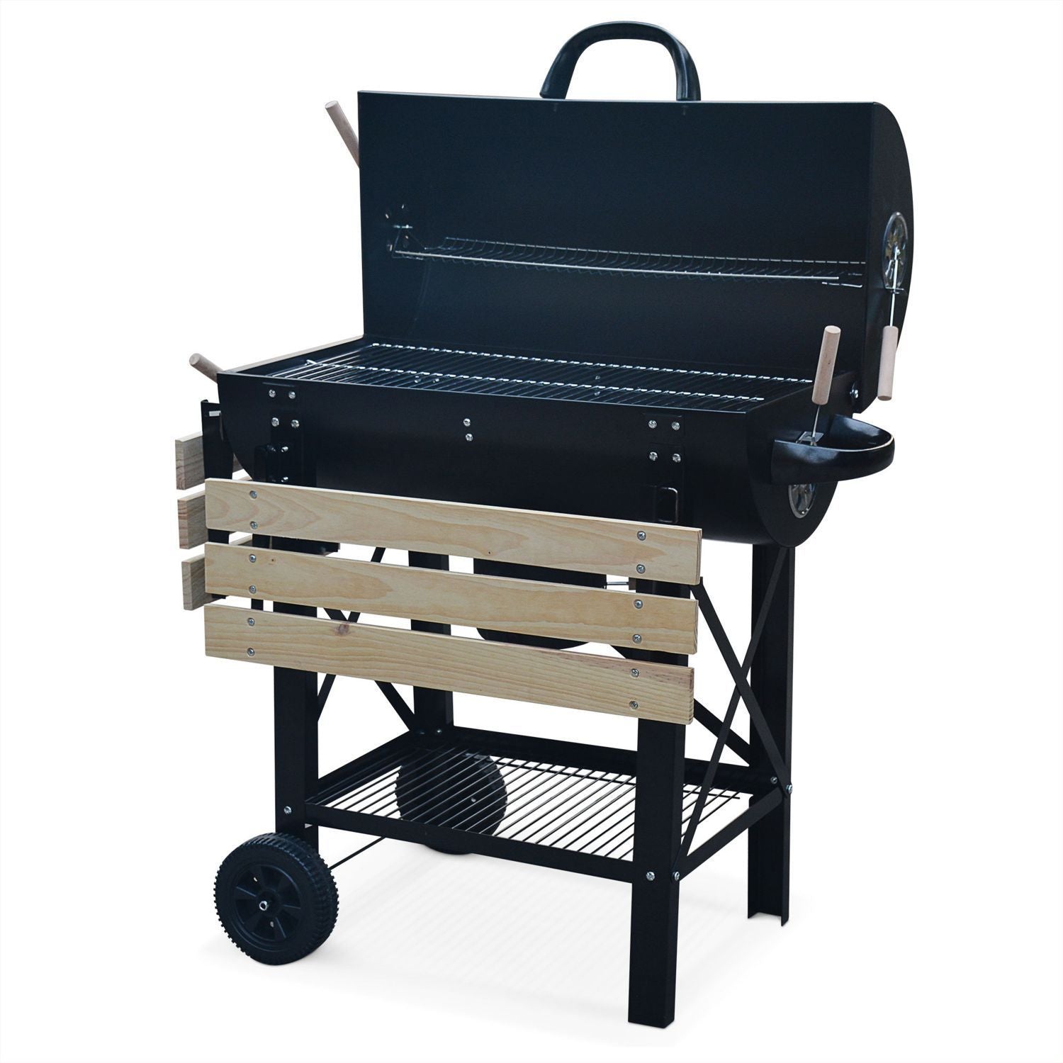 Serge Black charcoal grill with ash pan -