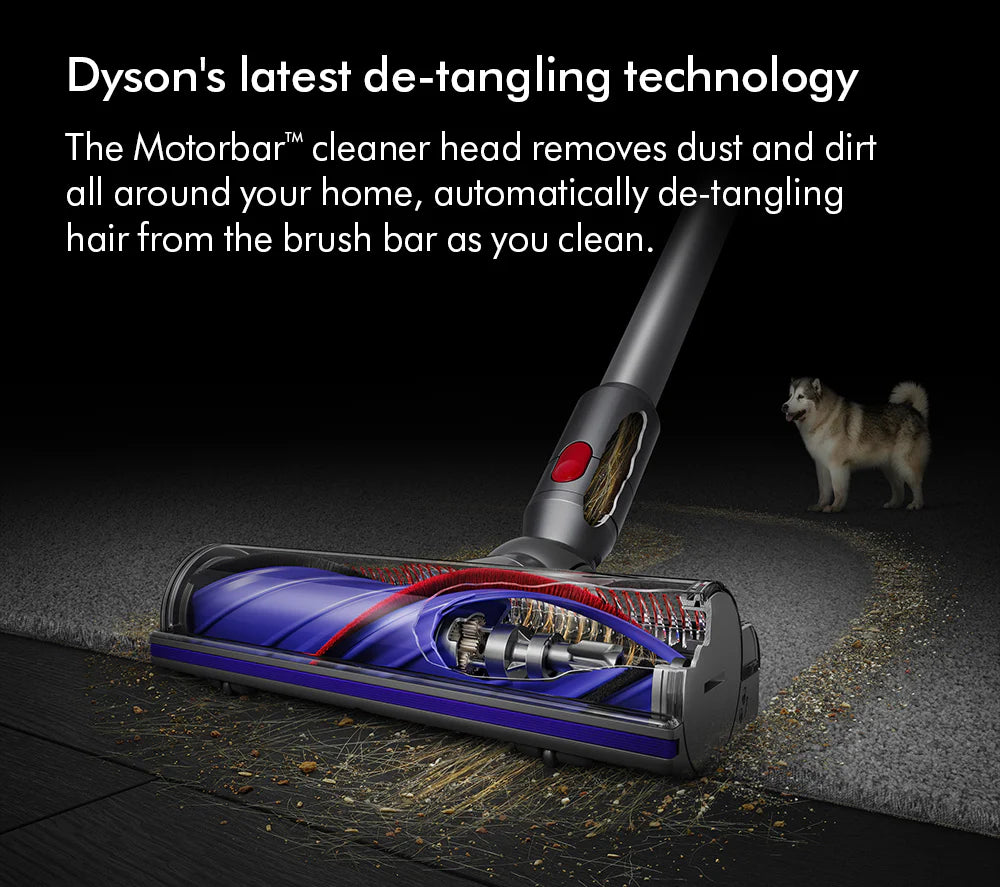 2026 Dyson V11 Extra Aspiradora Escoba Inalámbrica – Hasta 60 minutos de autonomía – Acabado Níquel y Rojo