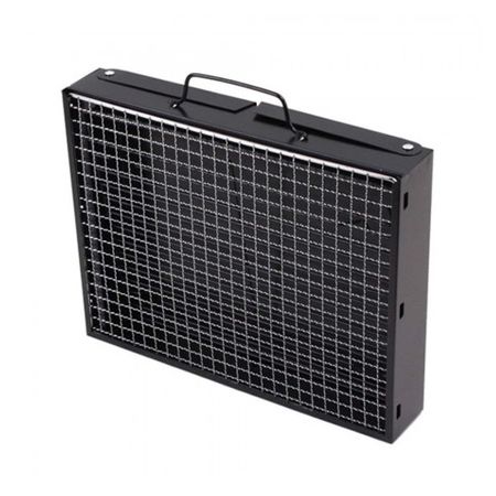Portable folding charcoal barbecue with grill 43x29x20cm