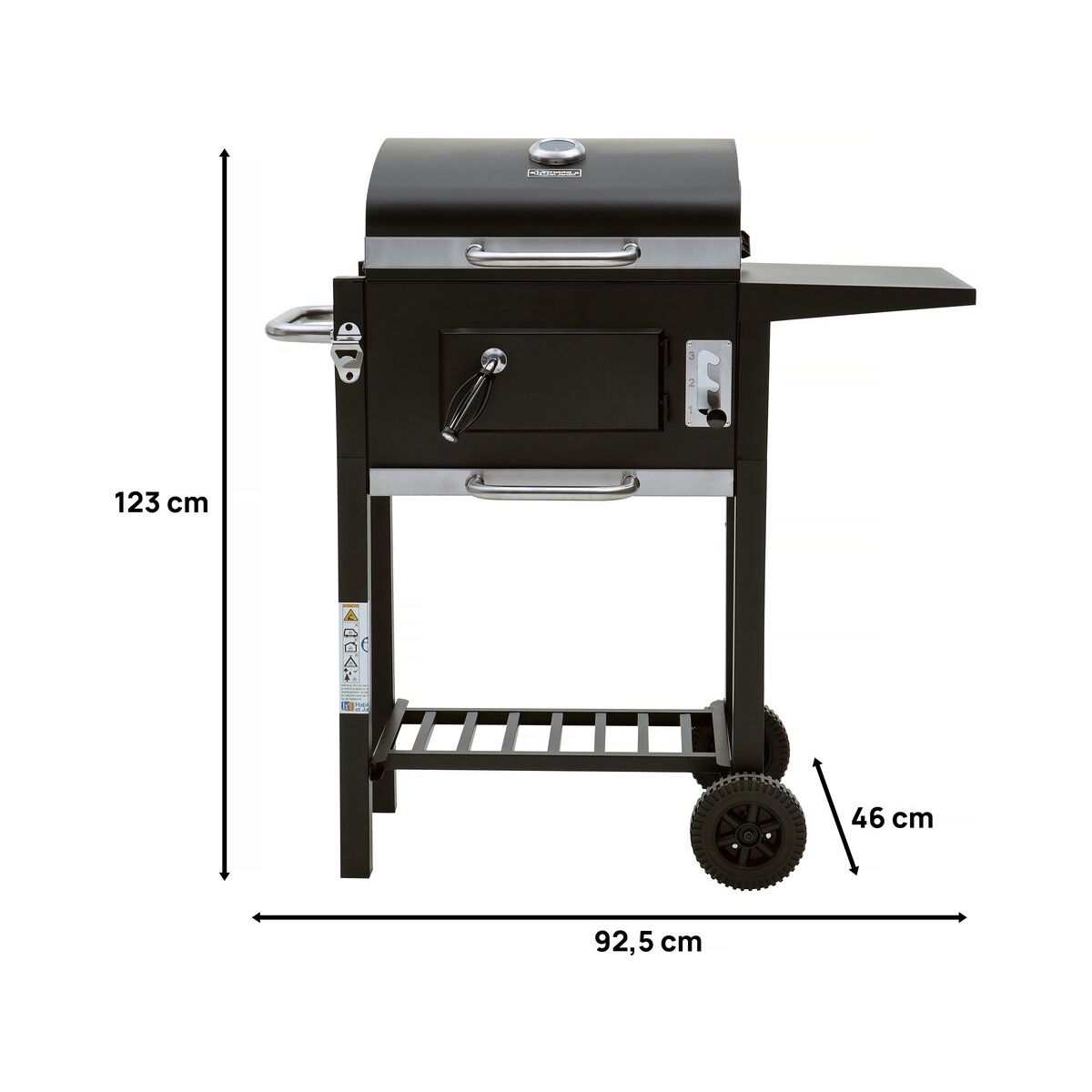 Barbacoa De Carbón "vicomte" - 92,5 X 46 X 123 Cm