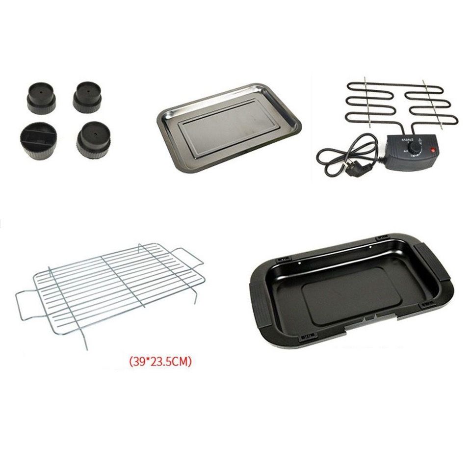 2000W electric grill with 2 height settings