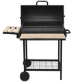 Robby 76x33,5 cm Charcoal Grill with Trolley - Smoker One XL