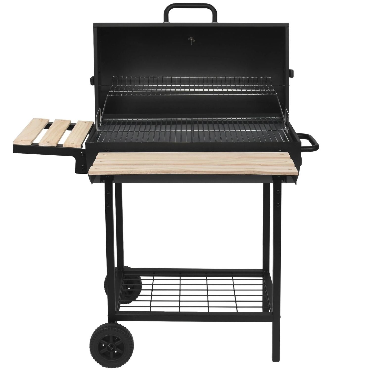 Robby 76x33,5 cm Charcoal Grill with Trolley - Smoker One XL