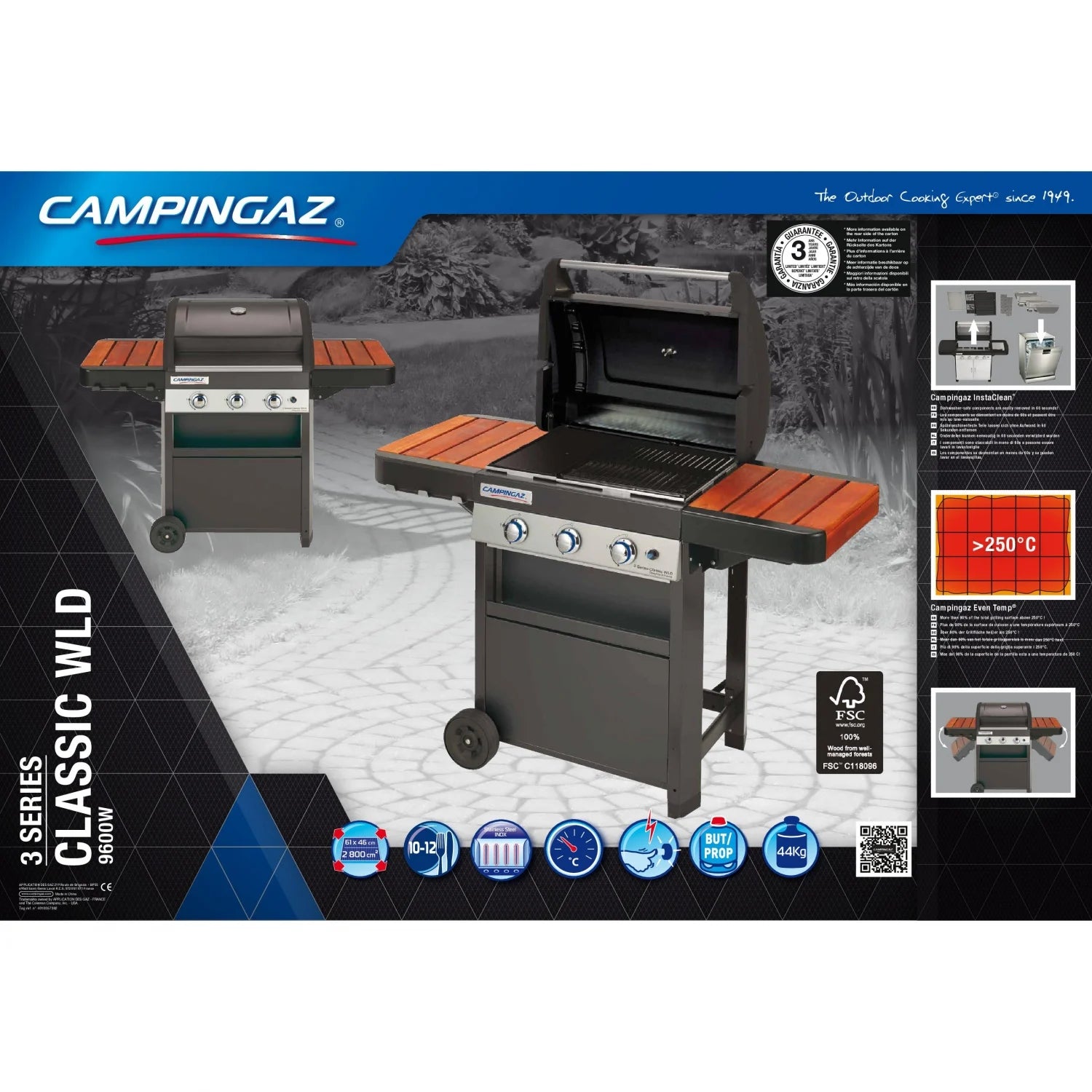 Barbacoa de Gas 3 Series Classic Wld