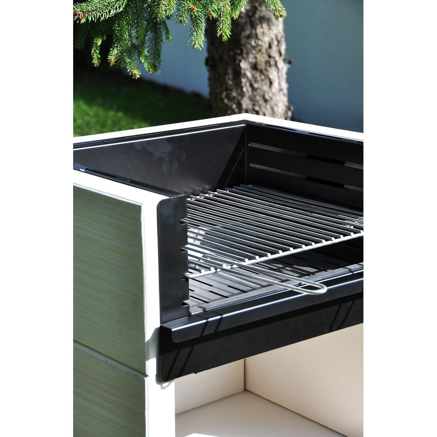 Venit Flex Carbon Concrete Grill and Firewood