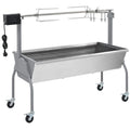 Vidaxl grill with a rotisserie and an electric motor