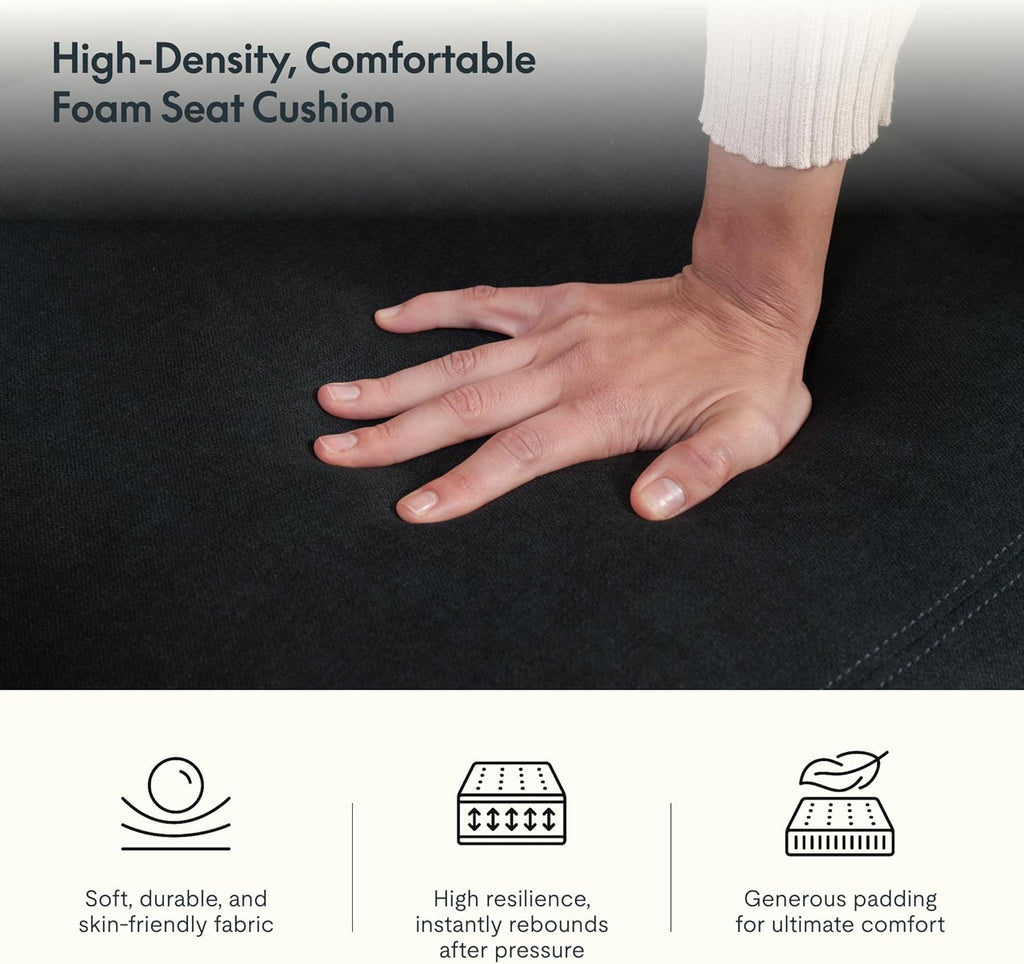 FLEXISPOT Sillón de Relax Eléctrico con Respaldo Ajustable, Reclinable de 105° a 155°, Sillon Reclinable, Sofá Relax Ergonómico Sillón para Dormitorio, Salón y Cine en casa (Gris Oscuro)
