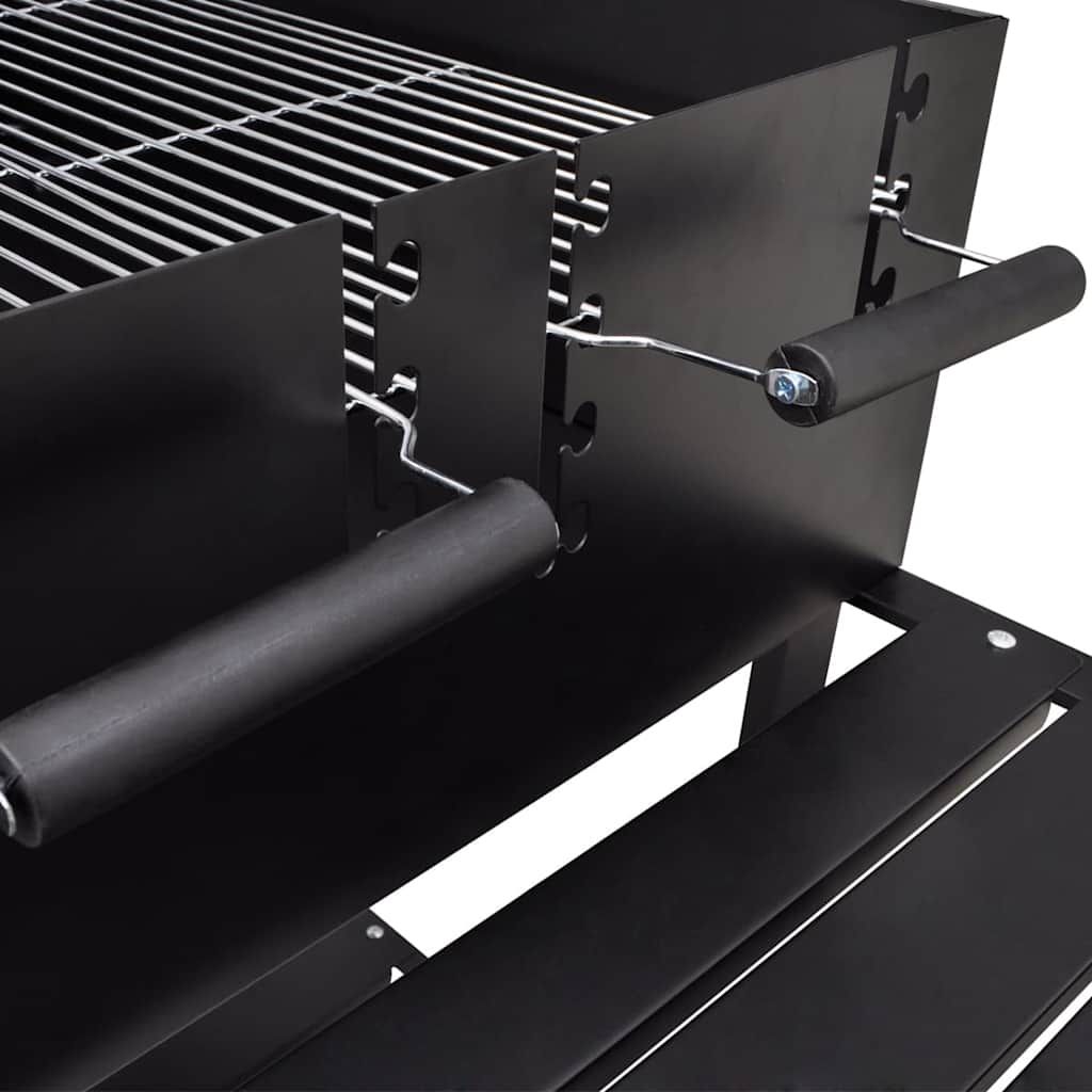 Stojak na grill węglowy VidaXL z 2 kółkami